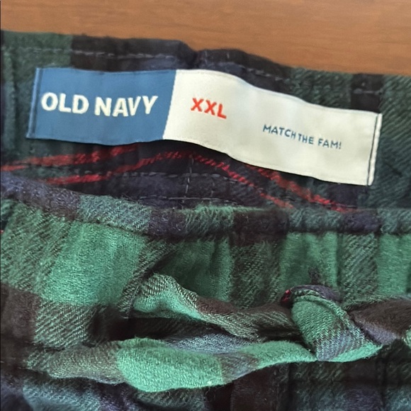 Old Navy men’s Pajamas Set - Green and Blue for Christmas - Picture 3 of 6